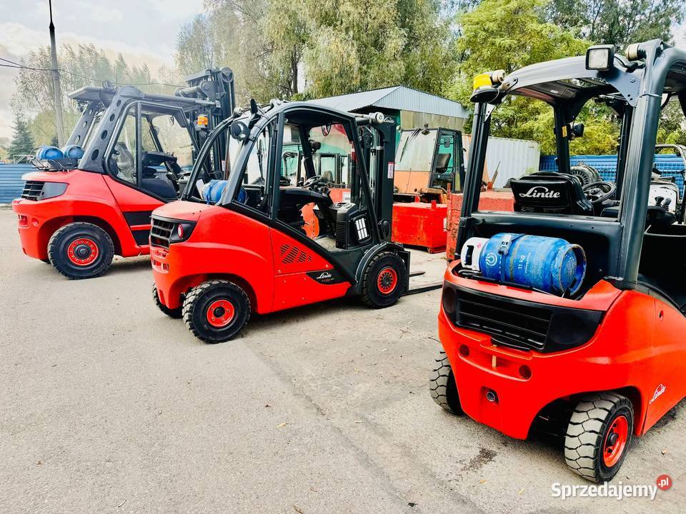 Wózek Widłowy Linde H35T Spalinowy Triplex Linde Elbląg