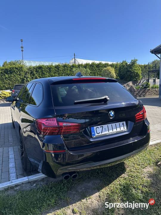 BMW 520d f11 LCI M pakiet f10 carbonschwarz poduszka powietrzna Nakło nad Notecią