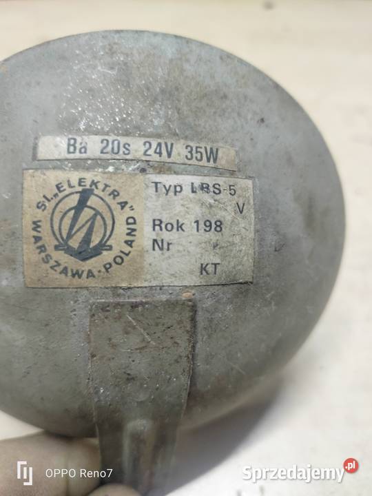 Odblask starej lampy