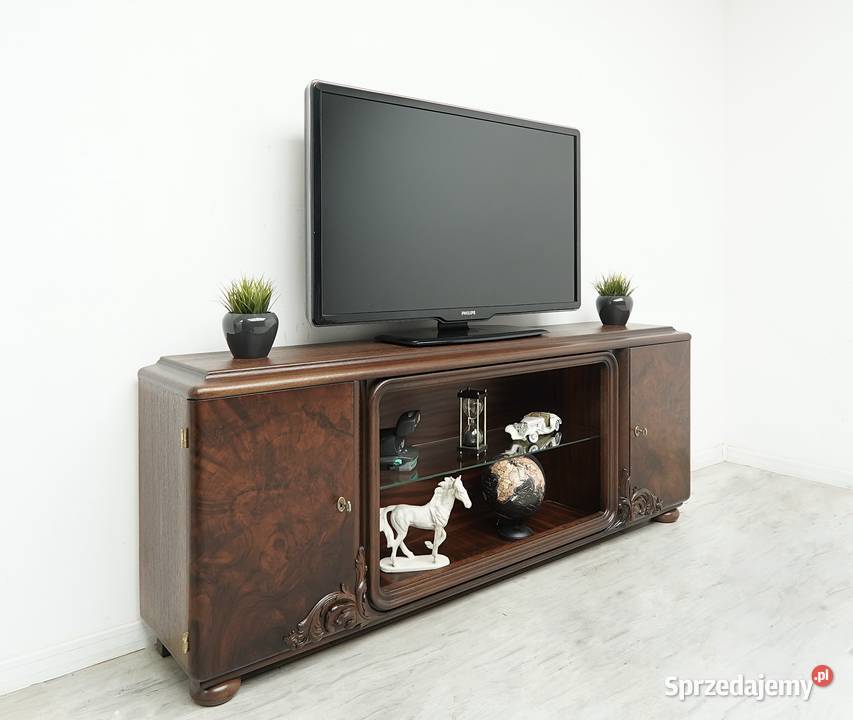 Zabytkowa komoda pod TV w stylu art deco lata