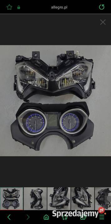 YAMAHA T 530 lampa reflektor przód Reflektory i halogeny Nowy Tomyśl