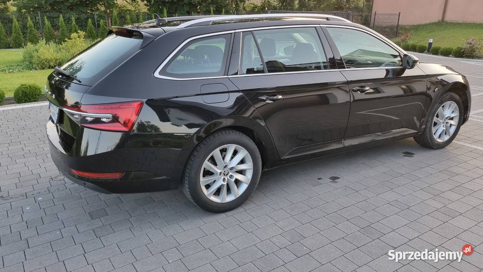 SKODA SUPERB KOMBI AMBITION CZARNY AUTOMAT 15TSI elektrochrom. lusterka boczne Kartuzy