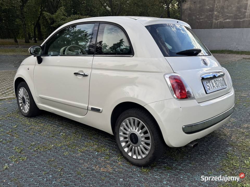 Fiat 500 Lounge panoramiczny dach CarPlay 69KM 500 śląskie