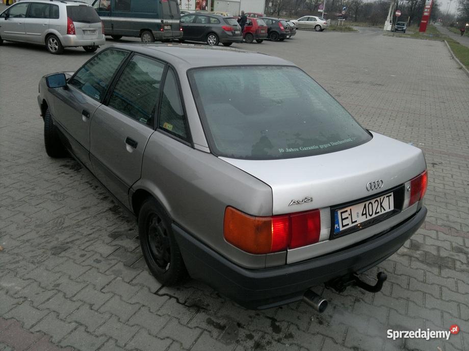 Klasyk Audi 80 B3 18 BenzynaGAZ Dwa Komplety kół Łódź