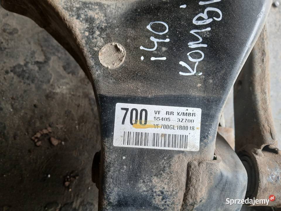 Belka zawieszenia oś tylna Hyundai i40 kombi