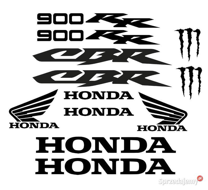Naklejki Zestaw Honda 600CBR 900RR 929 F4i 125R Gorzów Wielkopolski