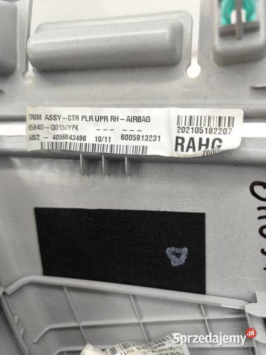 OSŁONA SŁUPKA B PRAWA HYUNDAI BAYON 85841Q0150 sprzedam