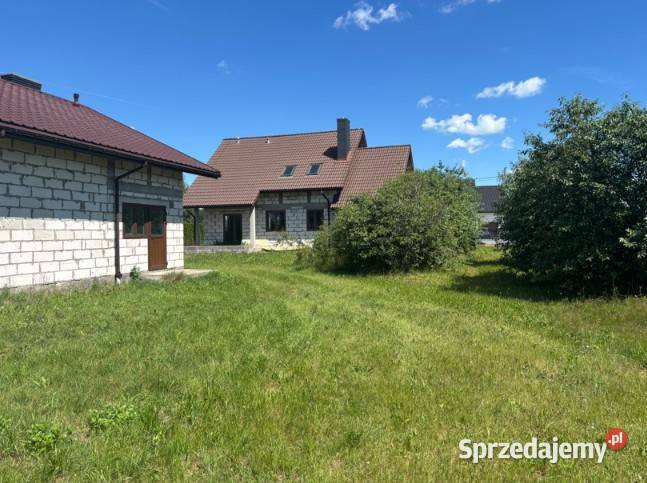 Dom i budynek usługowy 200 m2 działka 4 335 m strych Sprzedaż Osipy-Wydziory Pierwsze