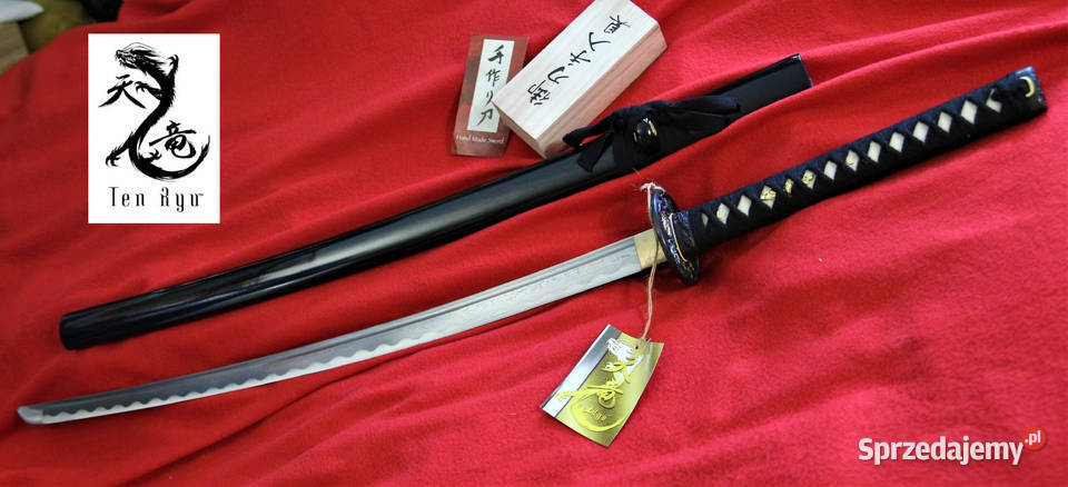 Firmowy Miecz Ten Ryu Samurajska katana ostra