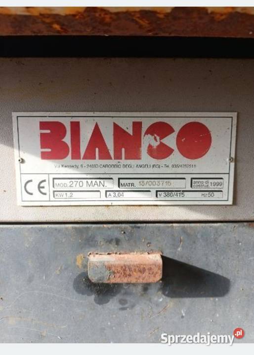 Piła taśmowa do metalu BIANCO Piły taśmowe Niedźwiady