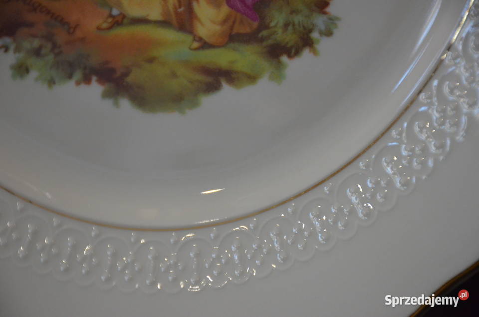 Porcelana talerz ozdobny Wenecka miłość duży Środa Wielkopolska sprzedam