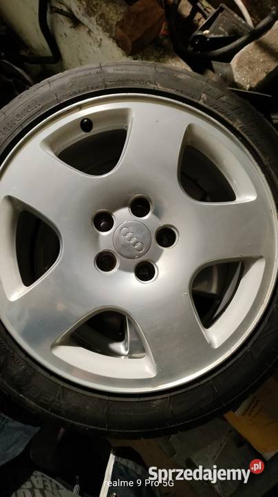 Alufelgi koła audi 17 5x112 opony 25r letnie Żulice