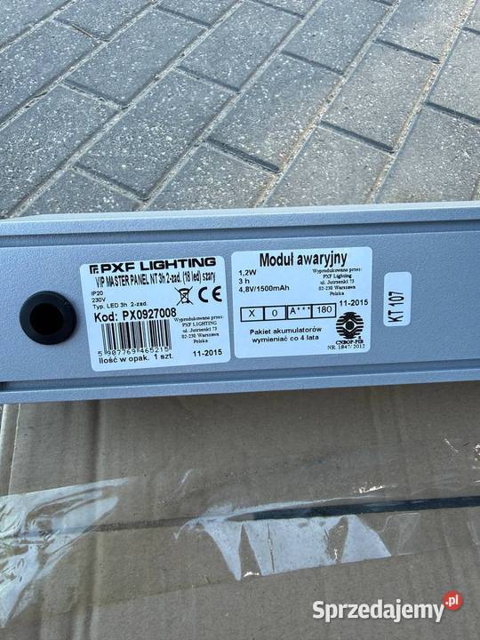 Moduł awaryjny LED PXF Lighting VIP Master Panel Warszawa