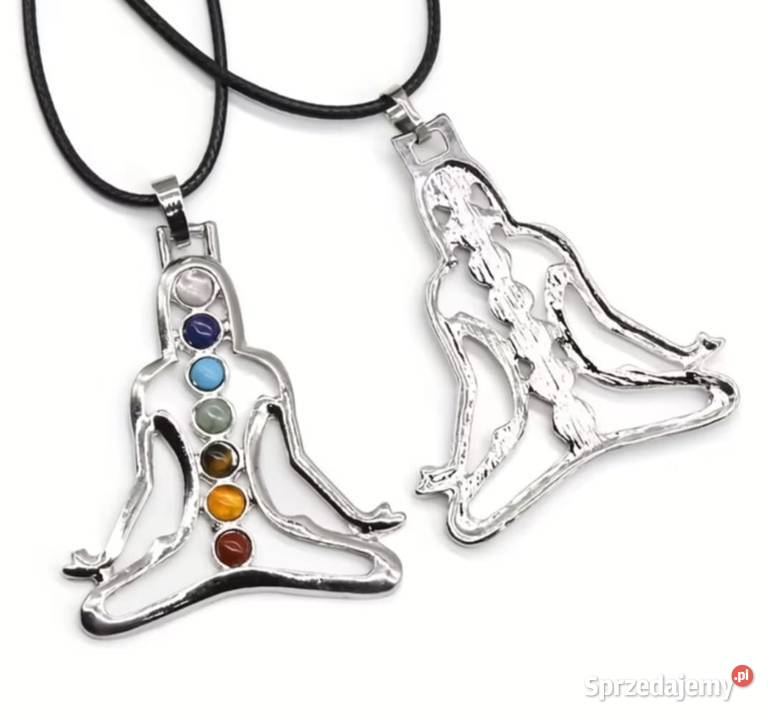 Czakra kamienie do medytacji 7 czakr wisiorek Katowice