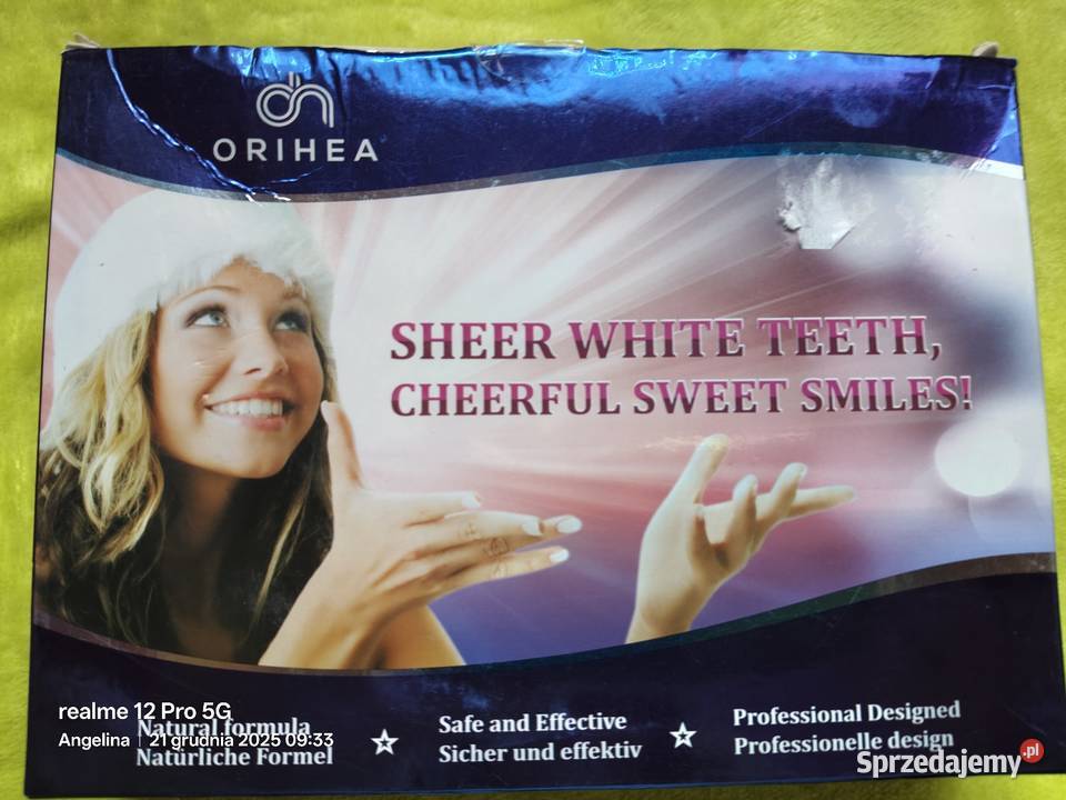 Profesjonalny zestaw do wybielania zębów LED Łódź