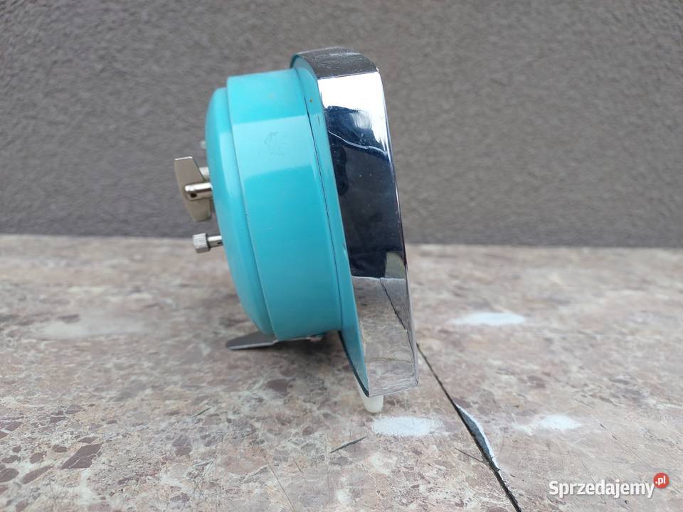 93 Stary chiński metalowy zegar budzik Hero Tczew