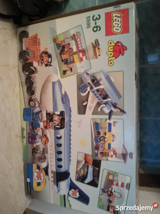Lego duplo duży samolot lotnisko Augustów