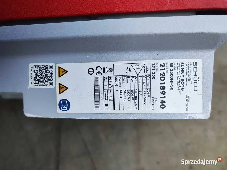 FALOWNIK inwerter sunny boy SB 2599hf 30 Sandomierz sprzedam