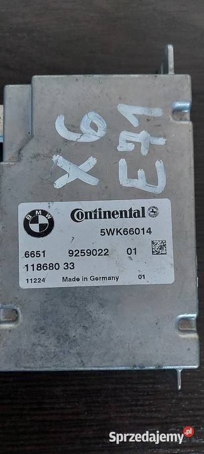 Moduł sterownik kamery BMW X6 E71 9259022 osobowe Szczecin