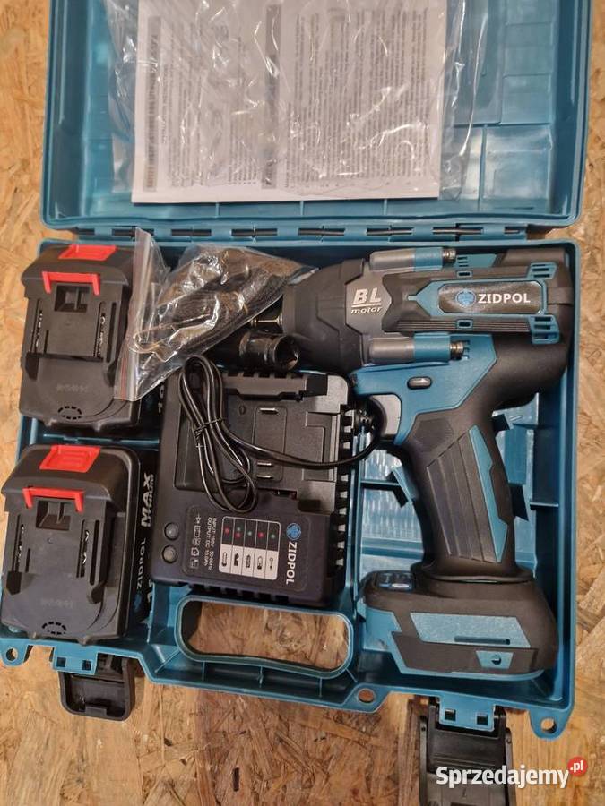 Klucz udarowy 1500Nm Zidpol N51 2xAKU 48V 60 ah