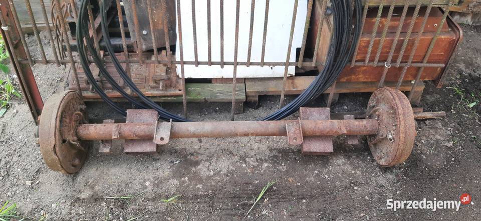 Tylna ośbelka syrena 105oś do przyczepki Siemiatycze