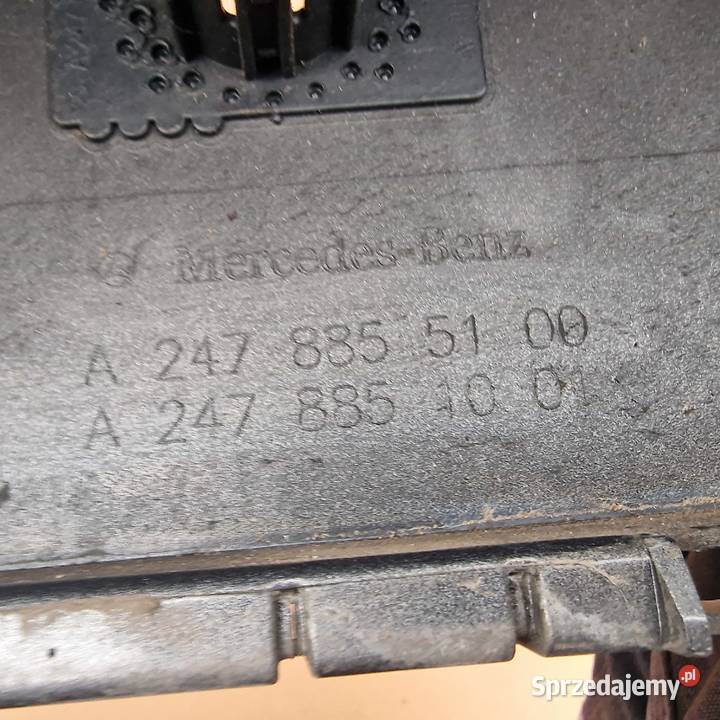 MERCEDES BKLASA W247 ZDERZAK TYŁ TYLNY PDC Bieleń