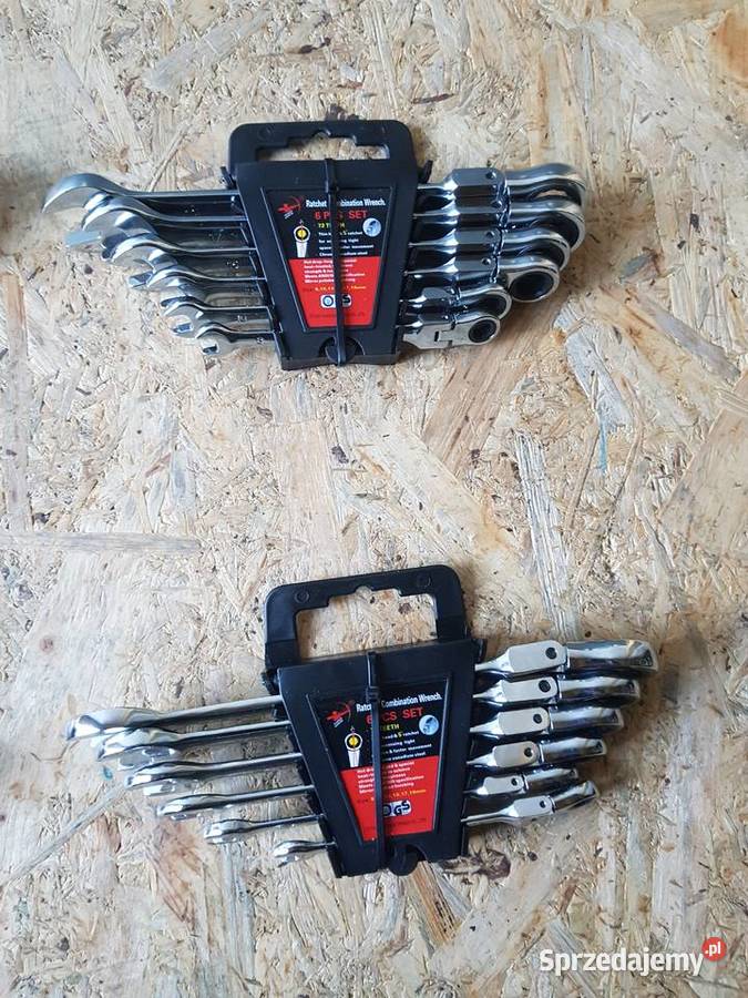 KLUCZE ŁAMANE PŁASKO OCZKOWE GRZECHOTKA 6el Głogowa