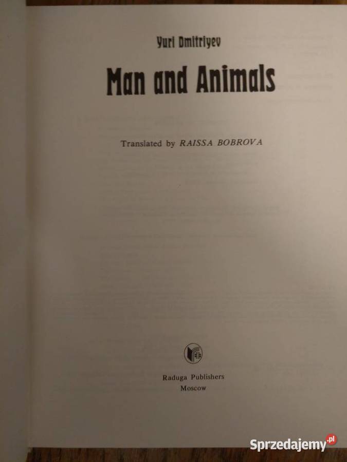 Man and Animals Dmitriyev