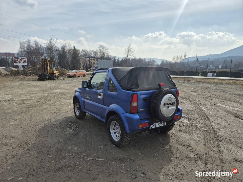 Suzuki Jimny 4x4 165 przebieg Cabrio 13 benz 80 Bujaków sprzedam