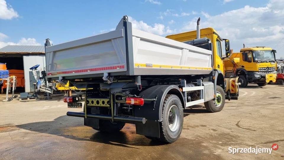 Mercedes Arocs 1824 4x4 Wywrotka Piaskarka Pług Markowice