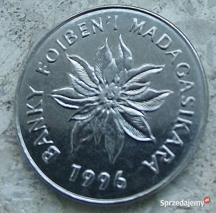 MADAKASKARARIARY5 FRANCS 1996 r WILCZOMLECZ Legionowo sprzedam