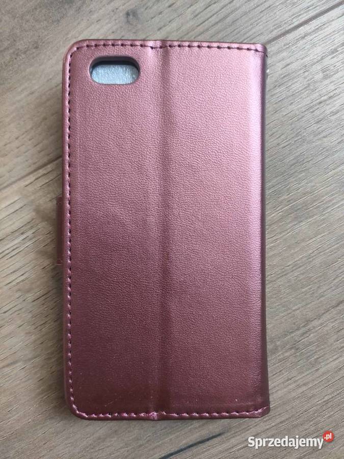 NOWE Skórzane etui portfelowe z klapką na iPhone opolskie Kędzierzyn-Koźle