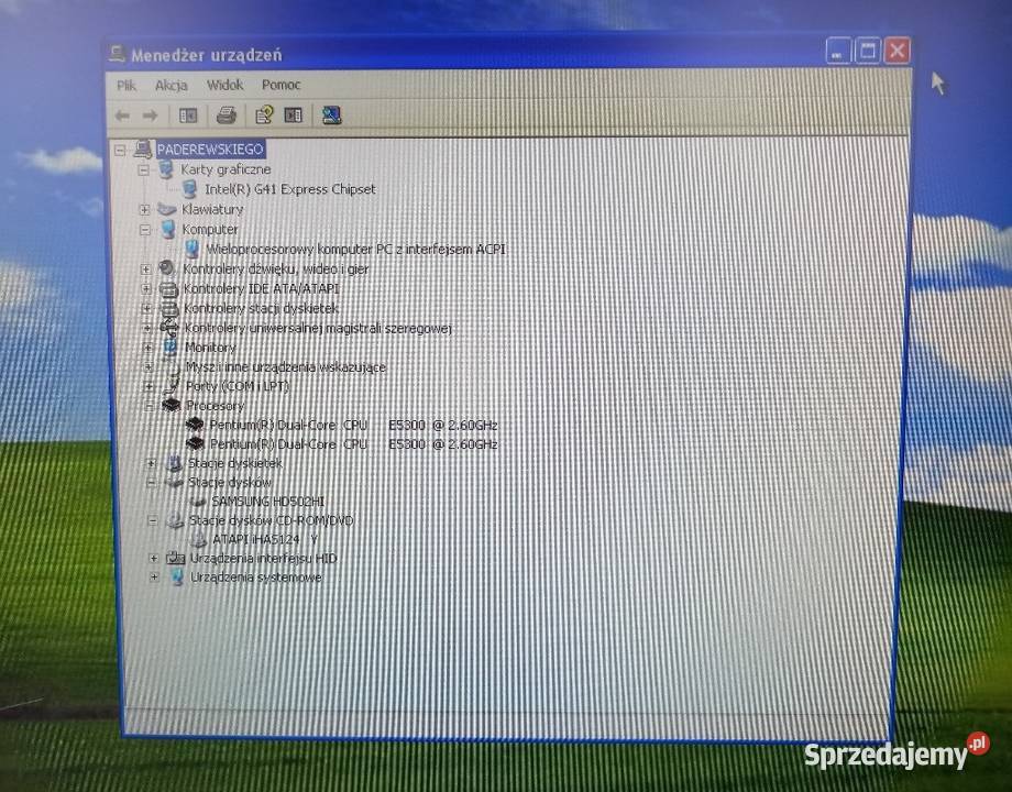 Retro stary komputer PC Tomaszów Lubelski