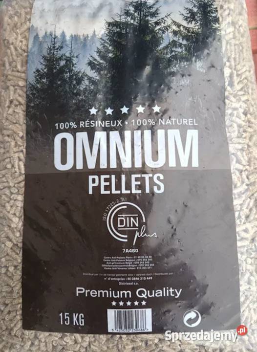Pellet OMNIUM belgijski paleta 1050 70 worków X Żary