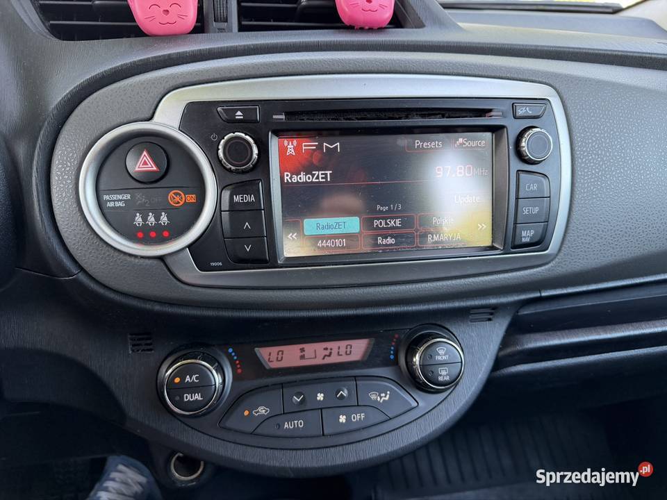 Toyota Yaris Salon Polska navi kamera cofania ABS Nowy Sącz