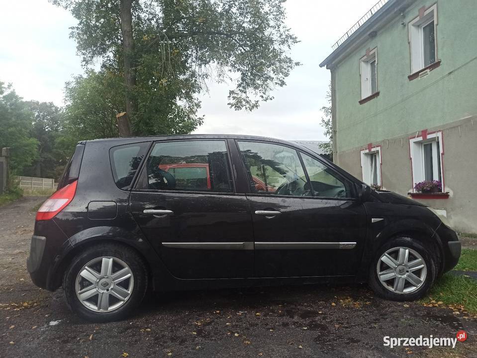 RENAULT SCENIC 20 BENZYNA 2004 PANORAMA MANUAL skórzana tapicerka Scenic dolnośląskie Nowa Ziemia