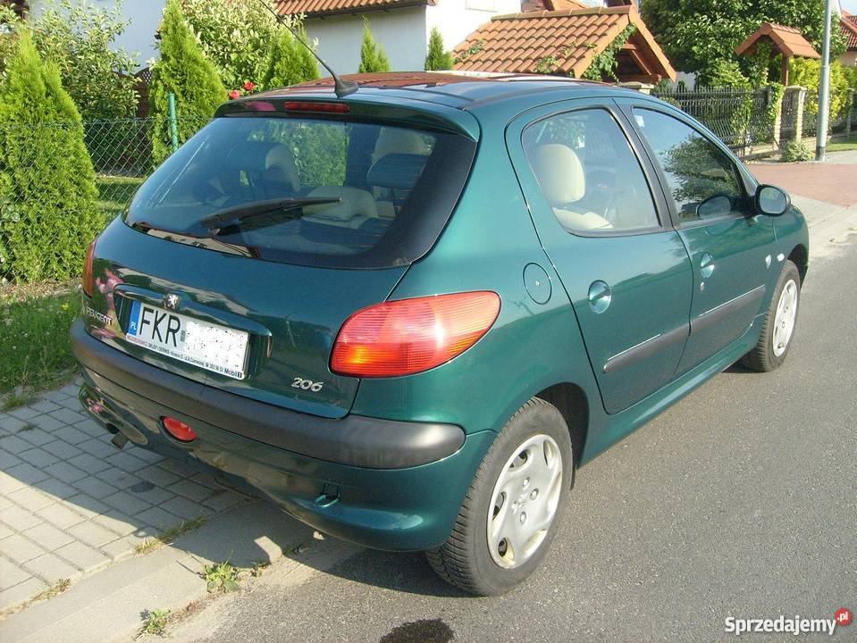 peugeot 206 Roland Garros skóra dach panoramiczn garażowany lubuskie Zielona Góra