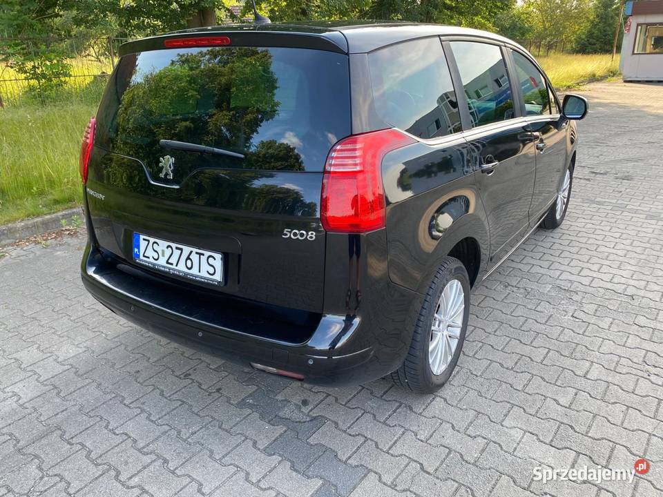 Peugeot 5008 czarny zachodniopomorskie Szczecin