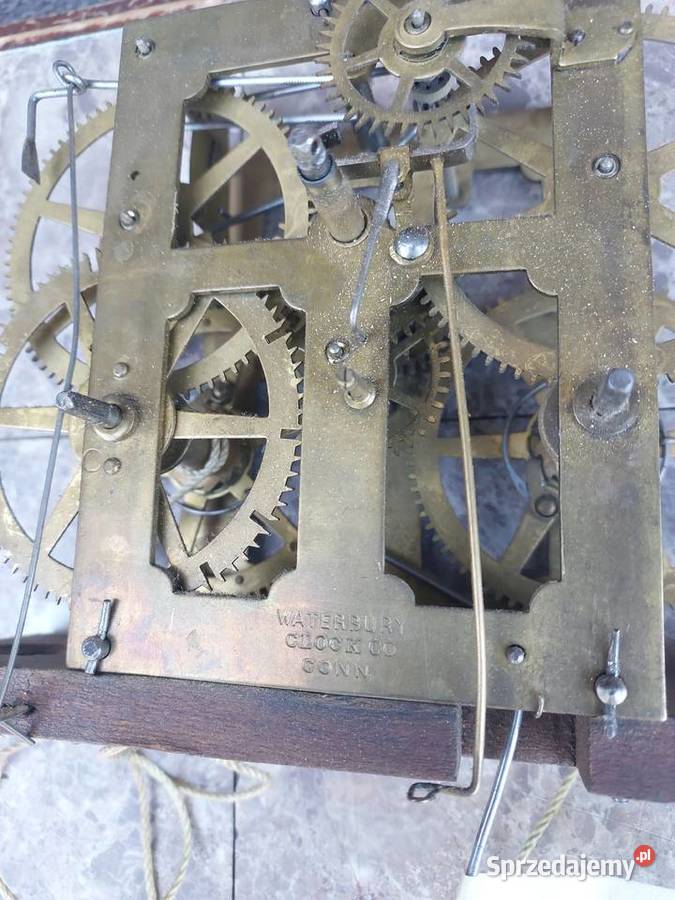 791 Mechanizm starego zegara ściennego pomorskie Tczew