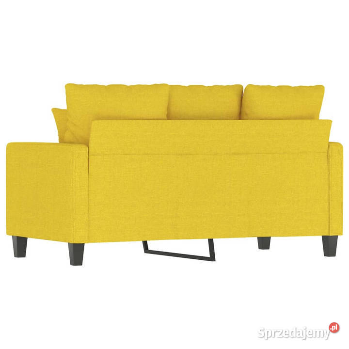 Sofa 2osobowa jasnożółta 120 tapicerowana Dom i Ogród Warszawa