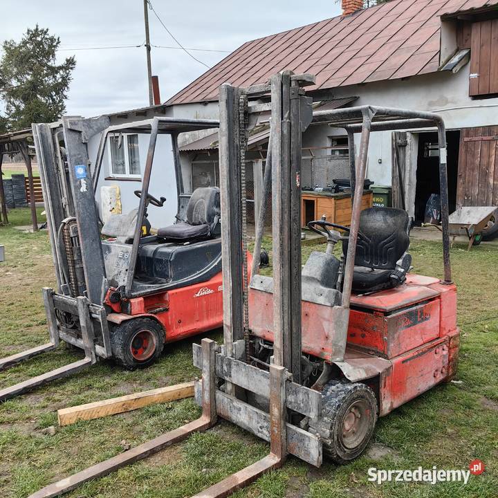 Wózek widłowy elektryczny Linde e18 e15 wielkopolskie Kalisz