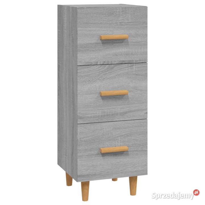 vidaXL Szafka szary dąb sonoma 345x34x90 Pozostałe