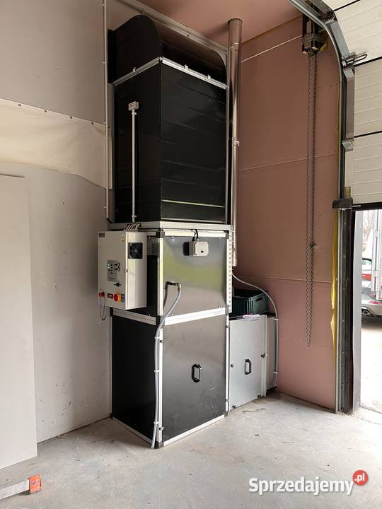 Ściana 2500 Nawiew 3500 z nagrzewnicą olejową małopolskie Kalwaria Zebrzydowska