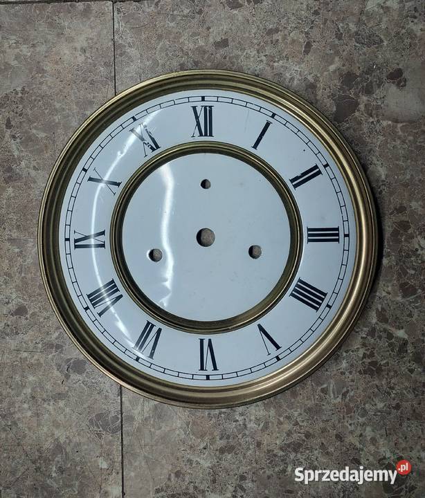 T148 Tarcza starego zegara blaszana 18 5428mm Tczew