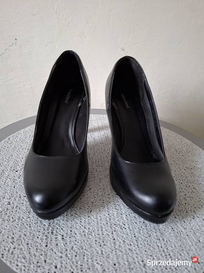 Czarne buty czolenka Warszawa