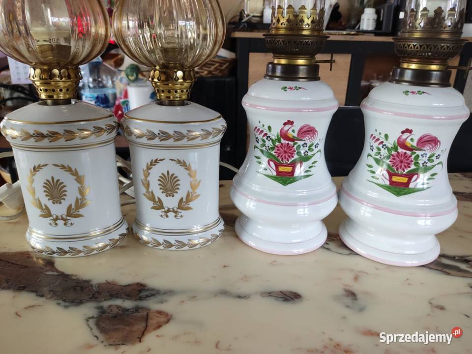 stare sygnowane lampy lampki komplet Gorzów Wielkopolski sprzedam