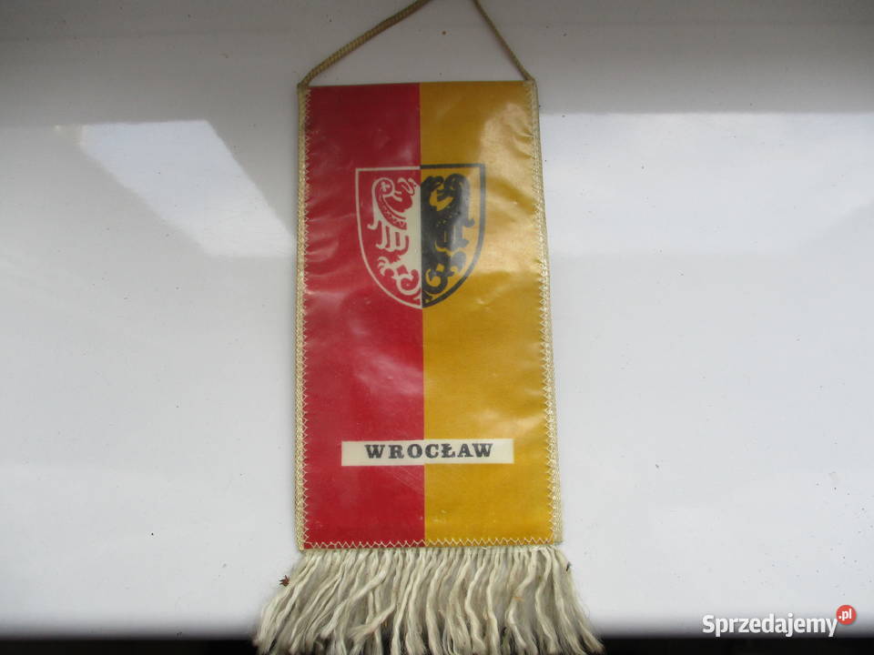 proporczyk GWARDIA Wrocław z wczesnych lat prl Solca Mała sprzedam