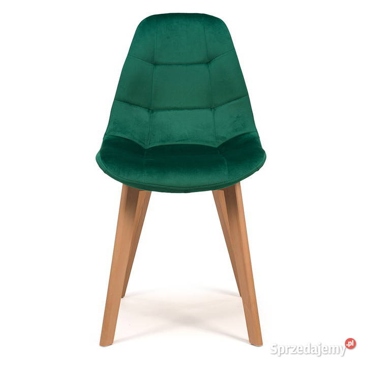 Krzesło Tapicerowane Vegas Butelkowa Zieleń 86cm Tarchały Małe