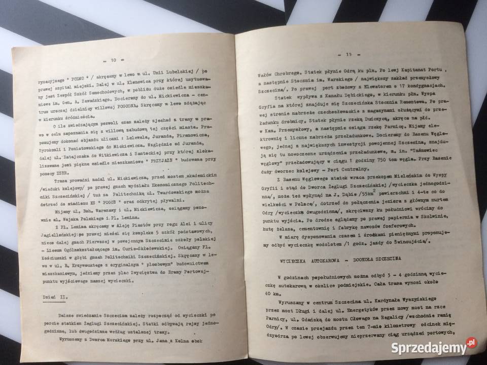 3555 Wyżynę Ińską Do Szczecina Antykwariat Szczecin