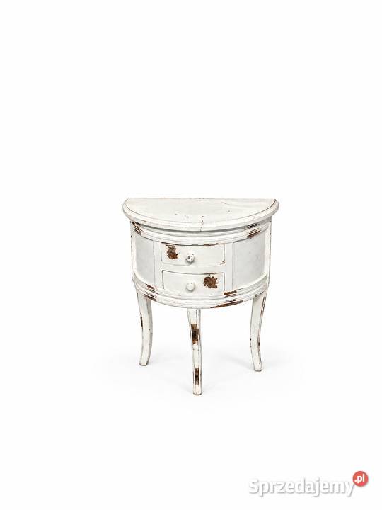 Stylowa komoda półokrągła Demilune Shabby Chic Poddębice